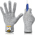 JPP Premium Cut Resistant Gloves, Cutting Proof CE Level 5 Protection, Food Grade Safe, Ambidextrous, 3D-Comfort Fit, Machine Washable, Dexterity,...