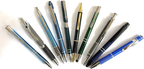 15 Misprint Metal Ballpoint Ink Pens - Assorted...