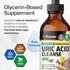 BIO KRAUTER Uric Acid Support Tincture - Natural Kidney Supplement w/Tart Cherry, Milk Thistle, Turmeric Herbal Liquid Extracts - Vegan Drops 4 Fl...