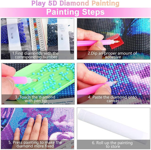 5D DIY Diamond Painting,Paint by Diamonds for Adults,?Pigeon Diamond Painting Paint with Diamonds Round for Gift,Gem Art Craft Home Wall Decor 12x...