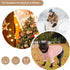 Small Dog Pullover Sweater Winter Warm Puppy Clothes, Classic Cold Weather Cable Knitwear Cat Apparel, Turtleneck Color Block Christmas Holiday Pe...