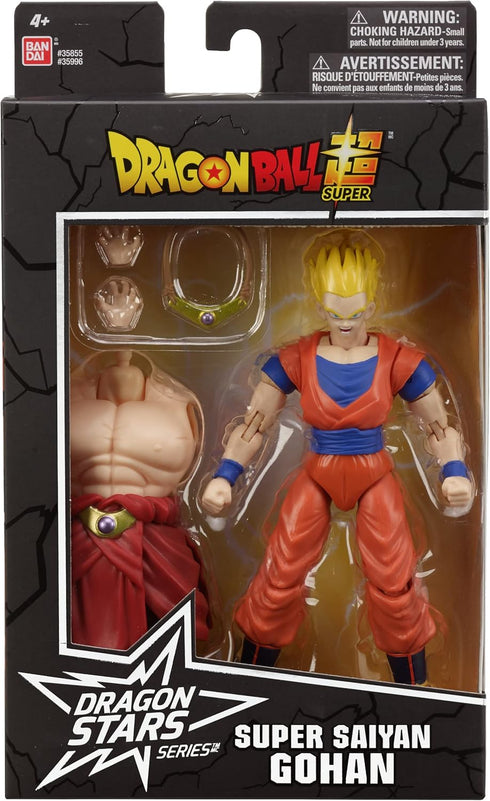 Dragon Ball Super - Dragon Stars - Super Saiyan Gohan, 6.5" Action Figure...