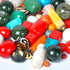 1/2 LB Bag of Assorted Resin Beads for Jewelry Making, Bracelets and Necklaces, Crafting Beads Supplies Kit, Large & Small Beads...