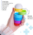 Deke Rainbow 7 Day Waterproof Pill Organizer case Tower Box Medicine Planner case (Seven Day Weekly Travel Container) Medication, Vitamin Holder O...