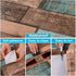17.7''x100'' Wood Wallpaper Rustic Distressed Wood Peel and Stick Wallpaper Self Adhesive Removable Decorative Wood Plank Film for Wall Covering C...