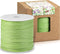 Whaline 229 Yards Christmas Raffia Paper Ribbon Craft Packing Paper Twine for Festival Gifts, DIY Decoration and Weaving, Christmas 1/4 inch Width...