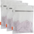 Polecasa Premium Soft 125g Diamond Mesh Laundry Bags with Sturdy Zipper for Delicates – 3 Pack Medium Durable Laundry Wash Bags - Protect Clothes ...