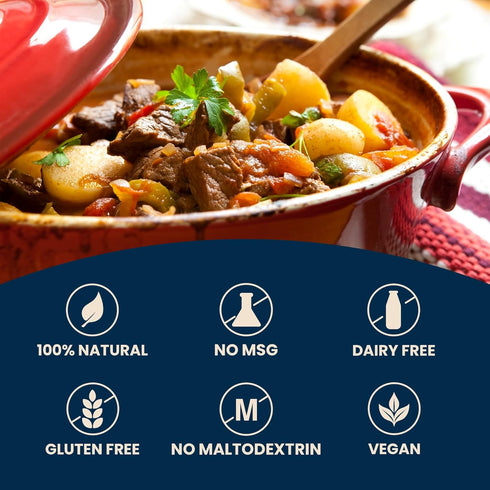 Massel Beef Style Broth Boullion Cubes, Gluten Free, MSG Free, Dairy Free, Non GMO, 0g Trans Fat Soup Base Seasoning For Ramen, Soup, Stew, No Ani...