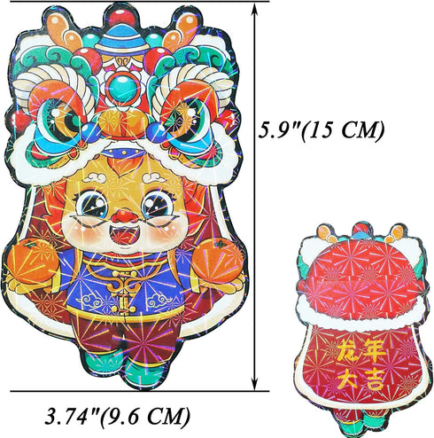 18 Pcs Red Envelopes Chinese New Year 2024 Cute Dragon Shape Red Envelope Lunar New Year Hong Bao Red Pocket Lucky Money Envelopes Cash For Gifts ...