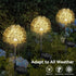 Solar Garden Lights Outdoor-2 Pack Outdoor Decorative Garden Lights, Waterproof Solar Outdoor Lights Auto ON/Off Solar Lights for Garden Gifts for...