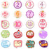 Baby Monthly Milestone Stickers for Girls by TurtleSurfers | Floral Designs with Holiday Themes Included! | All Months and First Year Including Bo...