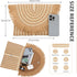 Oweisong Fringe Straw Clutch Purses for Women Summer Beach Handbag Woven Raffia Bag Causal Vacation Envelope Wallets...