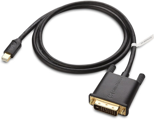 Cable Matters Mini DisplayPort to DVI Cable (Mini DP to DVI Cable) in Black 3 Feet - Thunderbolt and Thunderbolt 2 Port Compatible...