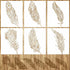 6PCS Feather Stencils for Painting, 10.2 * 7 Inches Mandala Stencils Reusable Painting Templates Beautiful Large Stencils for Painting on Wall, Wo...