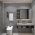 16"×118" Thick Dark Grey Concrete Contact Paper for Countertops 3D Darker Gray Concrete Wallpaper Peel and Stick Removable Cement Wall Paper Vinyl...