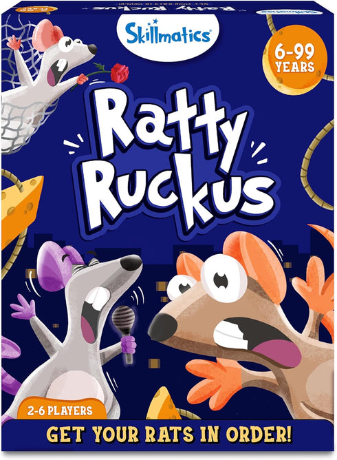 Skillmatics Card Game - Ratty Ruckus, Fun for Family Game Night, Perfect for Board Game Lovers, Gifts for Girls, Boys, Teens, Adults Ages 6, 7, 8,...