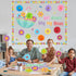 TaoBary 96 Pcs April Showers Bring May Flowers Bulletin Board Cutouts with 3D Tissue Paper Flower Spring Bulletin Board Classroom Decoration for S...