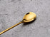Gold Leaf Coffee Spoon Set of 6, Ice-Cream Tea Stirring Spoons 4.7 Inches Retro Dessert Demitasse Espresso Spoons Stainless Steel Mini Cutlery Kit...