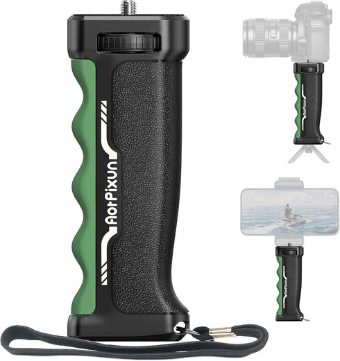 Profession Camera Handle Grip Ergonomic Camera Grip 1/4'' Universal Camera Handheld Grip Camera Stabilizer Compatible with Action Camera GoPro DSR...