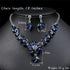 la luen 3pcs Crystal Zircon Wedding Jewelry Sets for Brides, Rhinestone Flower Necklace Dangle Earrings Brooch for Women Teen Girls Wife Party Pro...