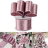 AIMUDI Dusty Rose Velvet Wired Ribbon 2.5 Inch Mauve Christmas Ribbon Wired Rose Pink Ribbon for Christmas Tree, Wreaths, Swags, Gift Wrapping, Ga...