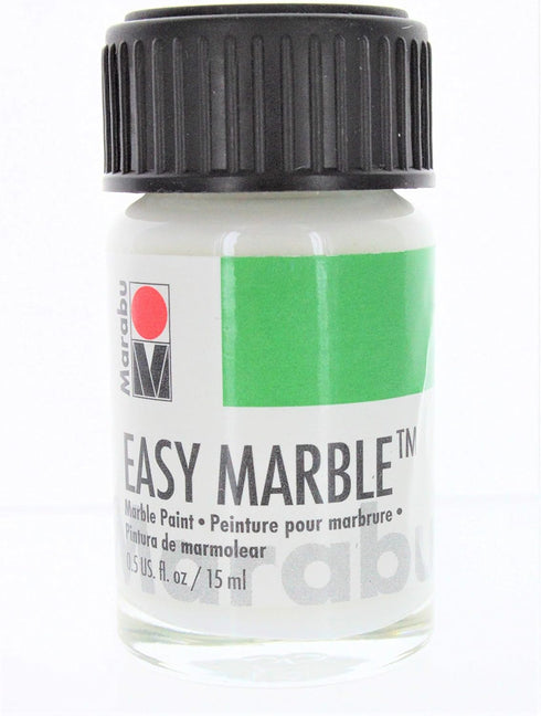 Marabu Easy Marble Paint, 15ml (White)...