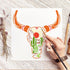 FINGERINSPIRE Cow Skull Painting Stencils 11.8x11.8 inch Plastic Desert Landscape Drawing Painting Stencils Bull Skull & Cactus Sun Pattern Stenci...