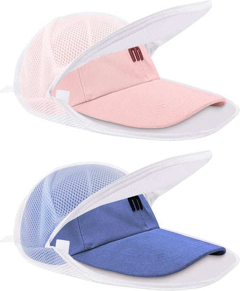 SelfTek Cap Washer for Baseball Caps,2Pack Hat Cleaner for Baseball Caps,Baseball Hat Washer Mesh Bags Compatible with Many Baseball Cap Washing C...