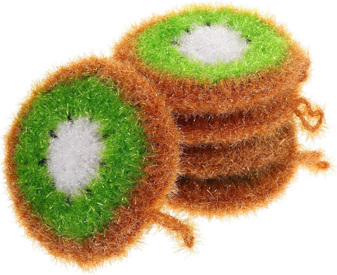 CALLARON 5Pcs Dishwashing Pad Acrylic Dish Towel Scrubbing Dish Sponge Pot Cleaning Sponges Kitchen Cleaning Vegetable Scrubber Dishwashing Scrubb...
