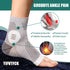 2Pairs Neuropathy Socks for Women Men Neuritisc Socks for Neuropathy Women Peripheral Neuropathy Socks Ankle Brace Plantar Fasciitis Swelling Blac...
