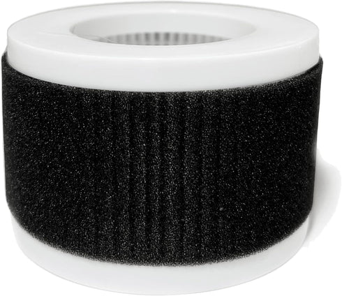 Nispira 2-in-1 True HEPA Replacement Filters Compatible with Pro Breeze Mini Air Purifier PB-P02 PB-P02F, 1 Pack...