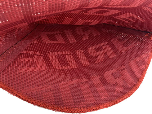 Universal Manual Red Canvas Shift Lever Knob Boot Dust Cover JDM Style Gear Shift Knob Collar Hyper Fabric...