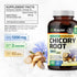 BIO KRAUTER Chicory Fiber Supplement - 1200 mg Strength - 250 Count - Chicory Root Powder - Inulin Capsules for Digestive Support - Vegan...