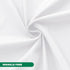 Biscaynebay Hotel Quality Fabric Shower Curtain Liners 72" X 72", White Water Resistant Bathroom Curtains Rust Resistant Grommets Weighted Bottom ...