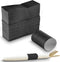 MT Products Black Self-Adhering Bond Paper Napkin Band 1.5" x 4.25" - Pack of 750...