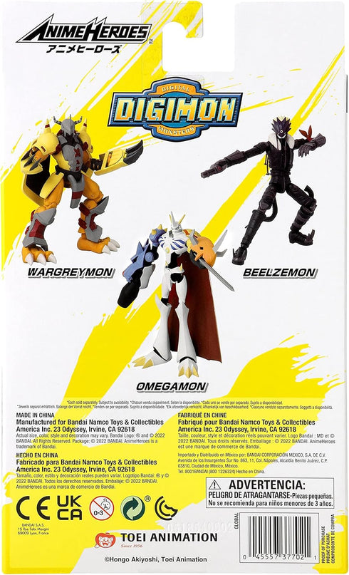 ANIME HEROES - Digimon - Omegamon Action Figure...