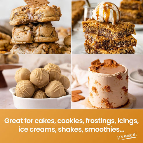 LorAnn Oils Cookie Butter Bakery Emulsion: True Essence, Ideal for Boosting Fruit Tones in Cakes, Cookies & Desserts, Gluten-Free, Keto-Friendly, ...
