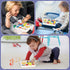 Montessori Busy Board for Toddler Baby Sensory Board with Music and Light,Activity Board for Fine Motor Skills,Baby Busy Board Travel Sensory Toy,...