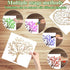16Pcs 6 x 6 Inch Tree of Life Stencil, Reusable Stencils for Painting on Wood Decoration Painting Templates for Wall Floor DIY Decorations Christm...