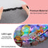 Stuffed Animals Net or Hammock Kids Toy Storage Organizer with LED Light Unicorn Castle Hanging Corner Stuffed Animals Holder Kids Girls Room Deco...