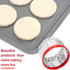 4-Pieces Fluted Round Cookie Cutters, Metal Circle Biscuit Cutters Set, Wave Cookies Cutter with Fluted Edge, Unique Design with Protective Red To...