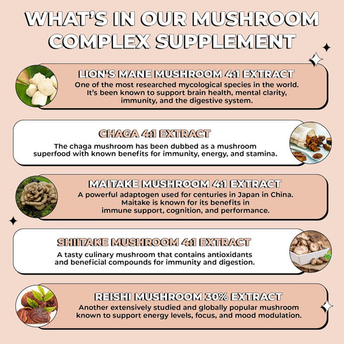 Future Kind Vegan Lion's Mane Mushroom Complex Brain Supplement - (30ct) Lions Mane Supplement Capsules with Chaga, Maitake, Shiitake and Reishi -...