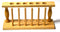 EISCO Premium Test Tube Rack, (6) 25mm Holes and (6) Pins - Solid Wood - 9.4" Long, 3.75" Tall...