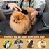Pet Grooming Detangler Pin Dog Brush For Shedding and Removing Loose Fur, Lightweight Beech Wood with Gold Plated Pins for Long Hair [We Love Dood...