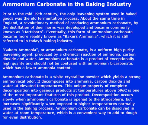 Oasis Supply Baker's Ammonia, Ammonium Carbonate, Ammonium Bicarbonate, Traditional Leavening Agent, Food Grade, 4oz...
