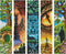 ZuoAnLF 5 PCS Cross Stitch Bookmark Kits,DIY Bookmarks Cross Stitch Kits,Stamped Embroidery Bookmarks for Adults Beginners,14CT...