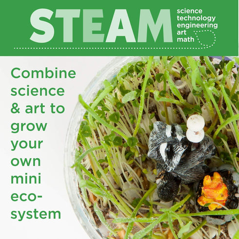 Creativity for Kids Grow 'N Glow Terrarium Kit for Kids - Educational Science Kits Ages 6-8+, Kids Gifts for Boys and Girls, Craft and STEM Projec...