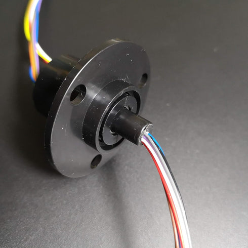 Taidacent 6 Wires12 Wires 2A 5A 10A 15A 20A 30A Slip Ring Collector Ring Rotary Electrical Contact Electrical Slip Ring Joint Rotary Connector (12...