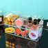 JessLab Acrylic Organizer, 3 Cube Sections Makeup Organizer for Drawer, Makeup Organizer for Vanity, Countertop, Bathroom, Kitchen and Cabinet Sto...