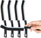 5 Pcs Hard Bristle Crevice Cleaning Brush for Household Use, Grout Gap Cleaning Brushes for Bathroom, Kitchen, Tiles, Window & Door, New 2023 Desi...